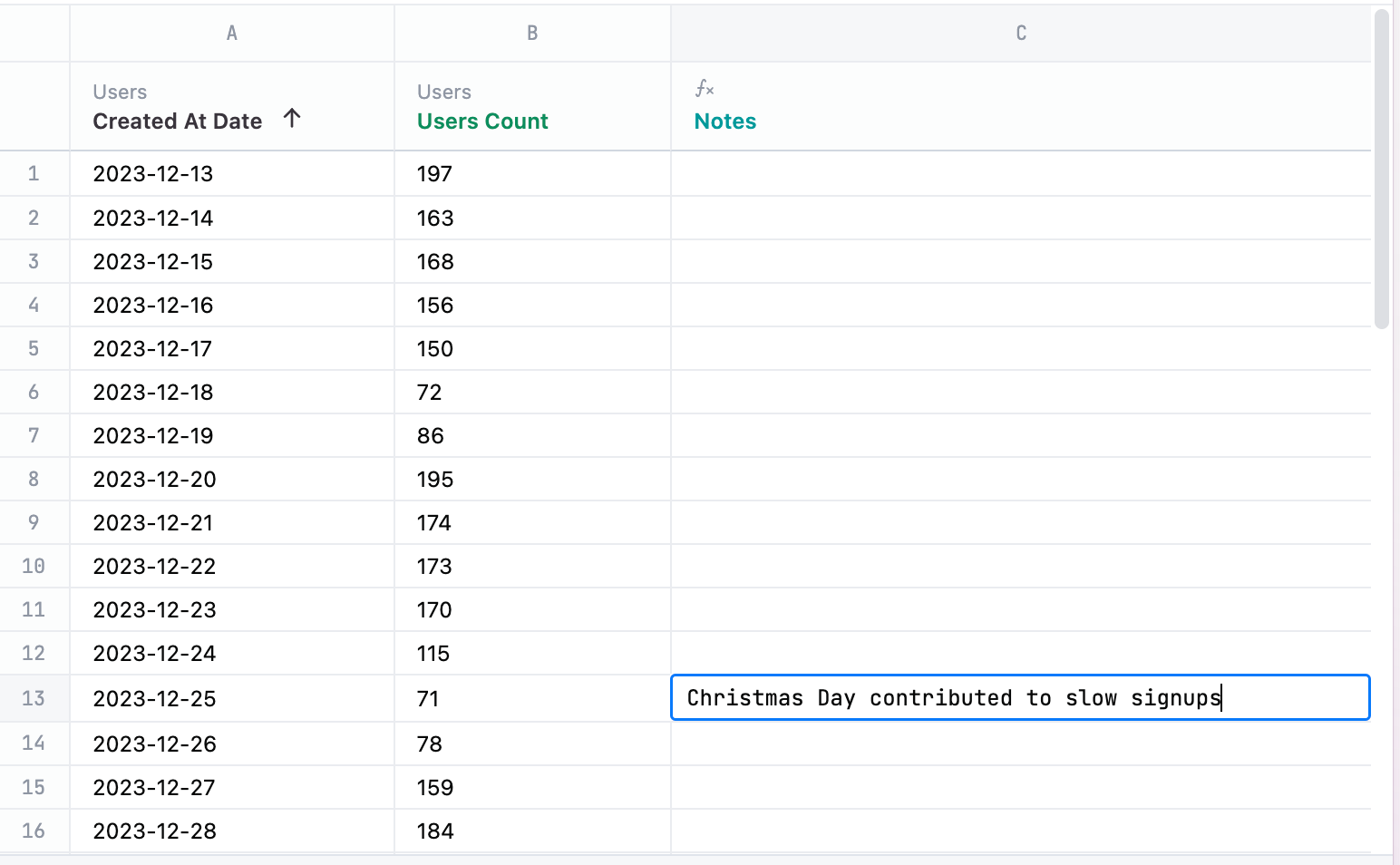 Calculations with free-text entry