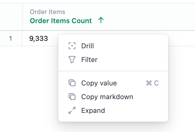 Drilling and Context Menus Move to Left-Click