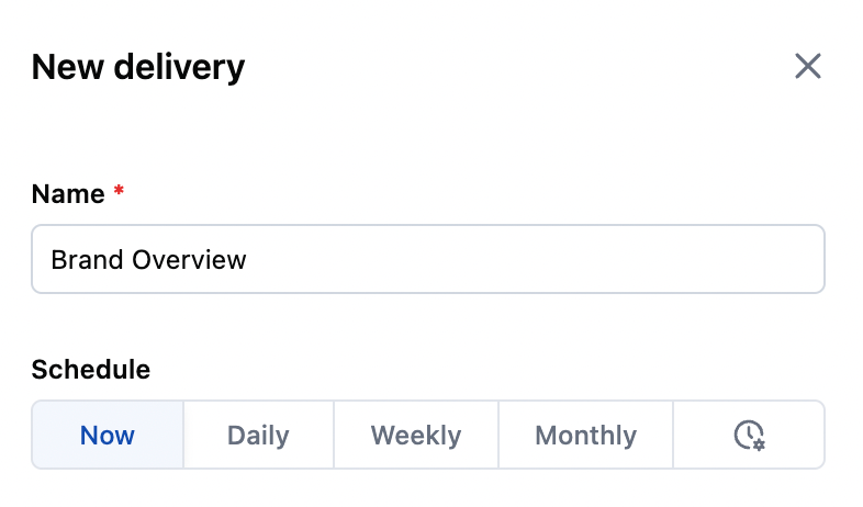 More Scheduler Options