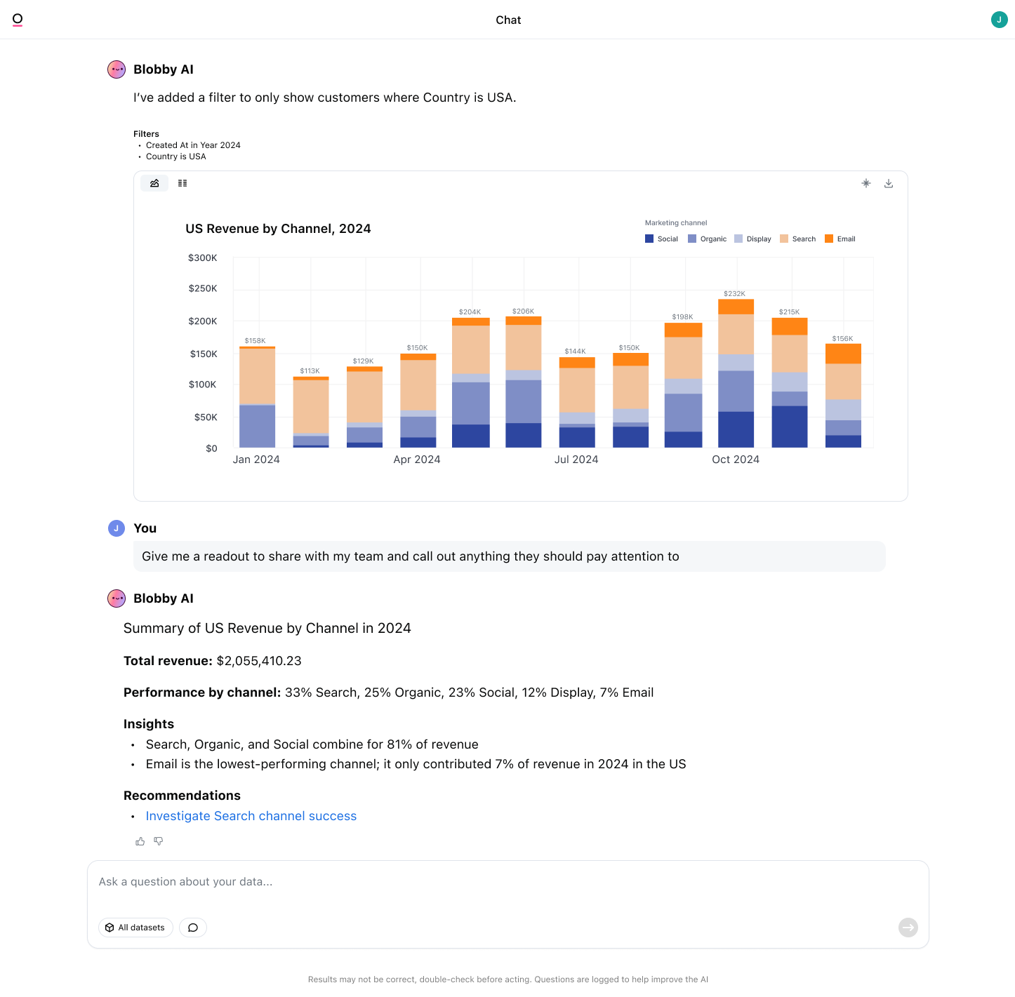 Why AI needs a semantic model - workflow 2